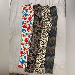 Bundle of 4 Lularoe Leggings
